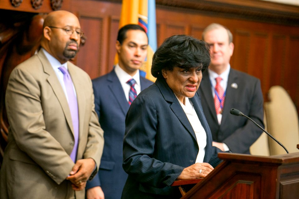 Secretary Castro Philadelphia Homelessness Announcement (23732245501)
