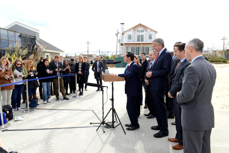 Secretary Castro Visits Breezy Point, New York (22534546722)