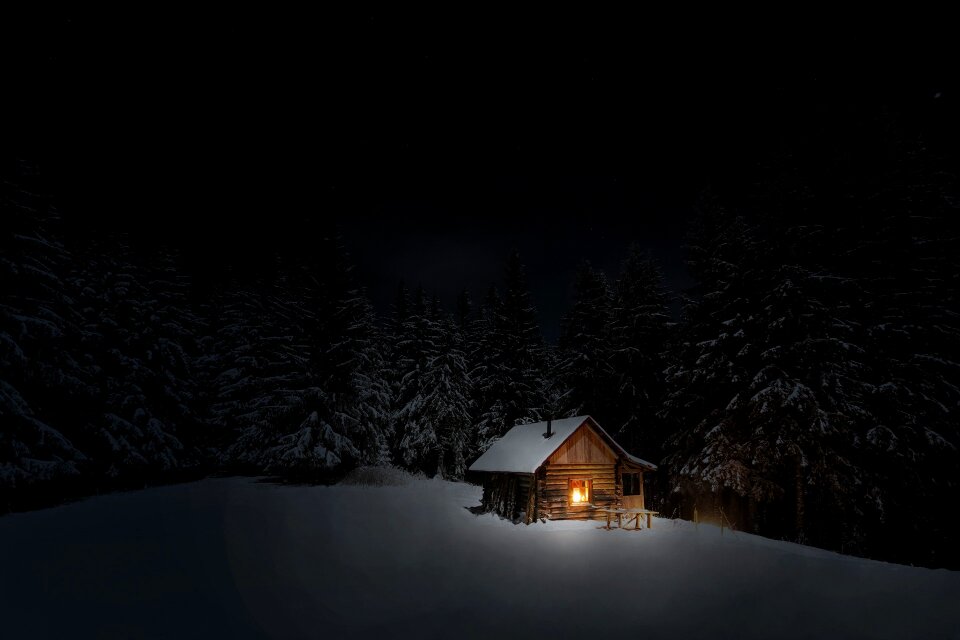 Night cold black night