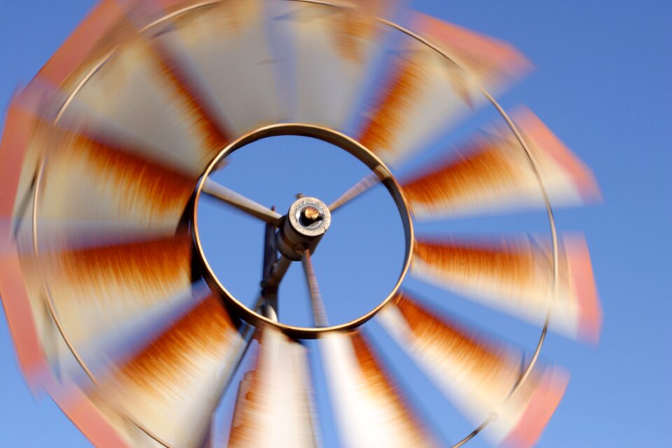 Wind motion countryside