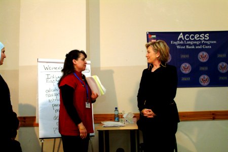 Secretary Clinton Attends Amideast Event - 3329045620