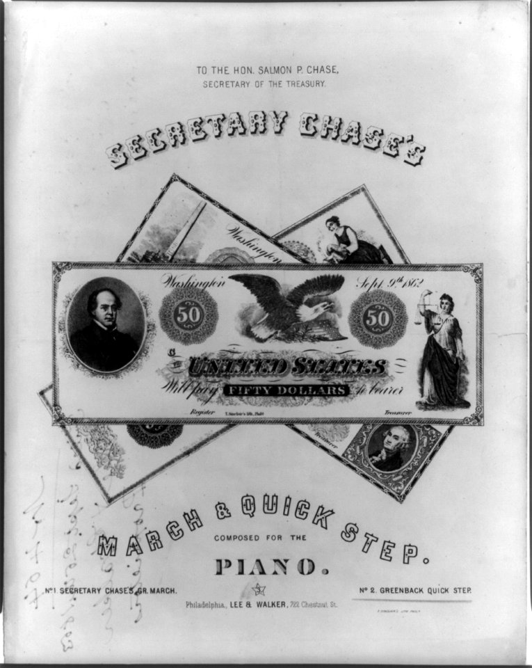 Secretary Chase's march & quickstep LCCN2001701375