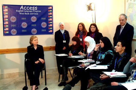 Secretary Clinton Attends Amideast Event - 3328271947