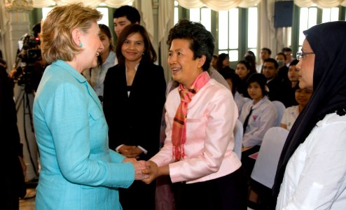 Secretary Clinton at Phyathai Palace