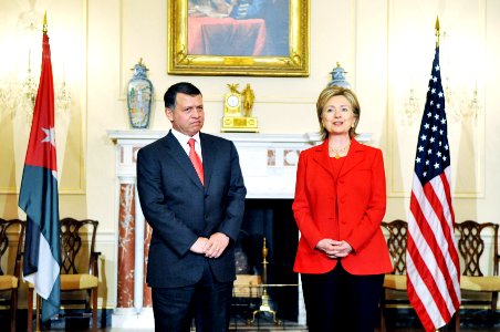 Secretary Clinton Meets With King of Jordan