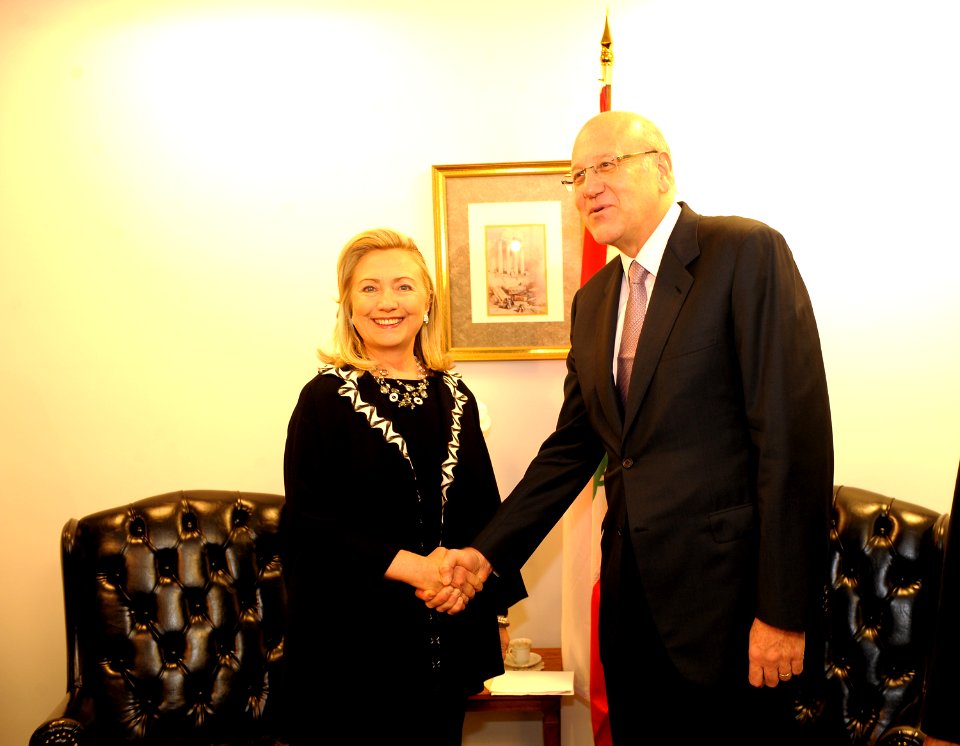 Secretary Clinton Meets With Lebanese Prime Minister Najib Mikati
