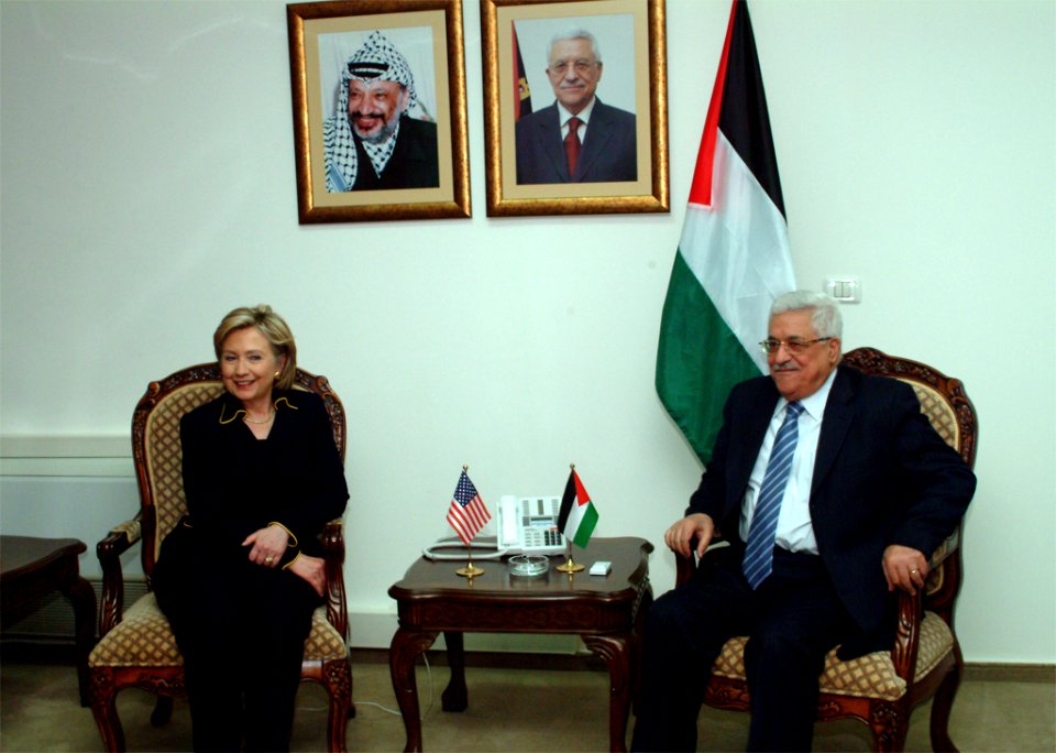 Secretary Clinton With Palestinian Authority President - 3328963382