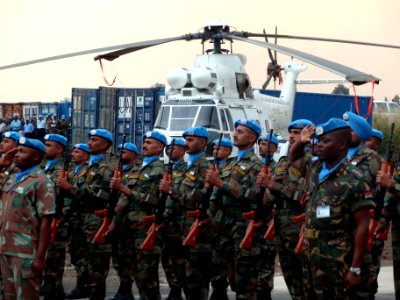 Secretary Clinton Visits MONUC in Goma