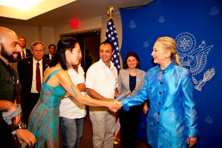 Secretary Clinton Meets With Armenian Environmental Activists