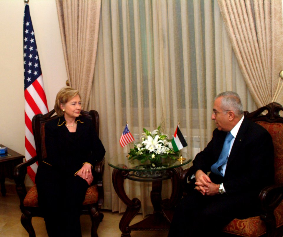 Secretary Clinton With Palestinian Authority Prime Minister - 3328238615