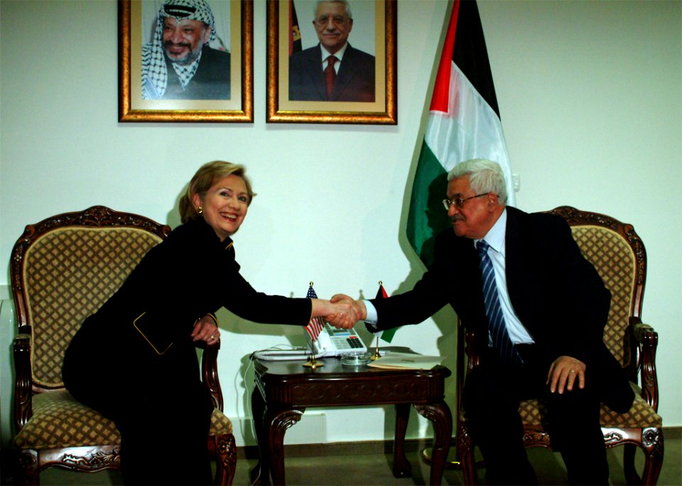 Secretary Clinton With Palestinian Authority President - 3328963246