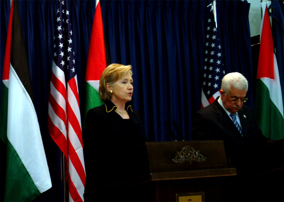Secretary Clinton With Palestinian Authority President - 3328128511