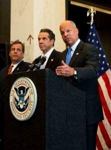 Secretary Johnson attends Bi-State Task Force Meeting in NYC (14979764564)