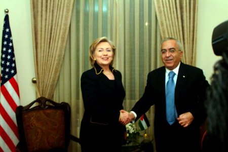 Secretary Clinton With Palestinian Authority Prime Minister - 3328239747