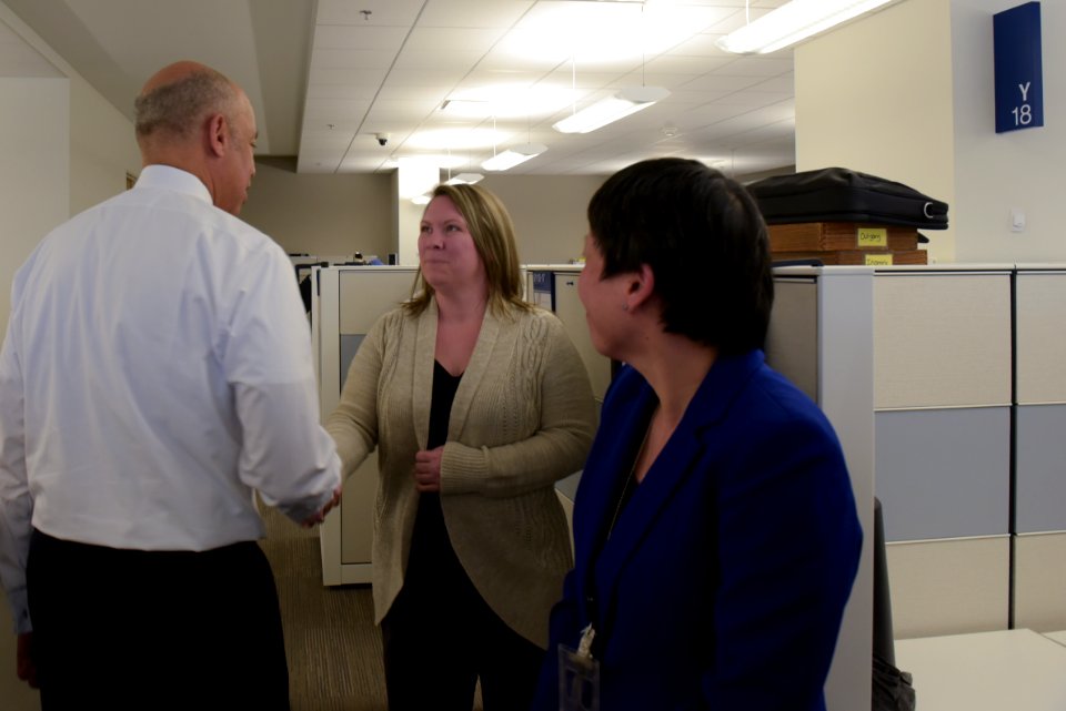 Secretary Johnson meets with USCG Headquarters Employees (25758800030)