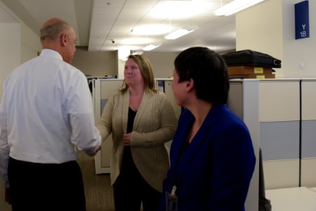 Secretary Johnson meets with USCG Headquarters Employees (25758800030)