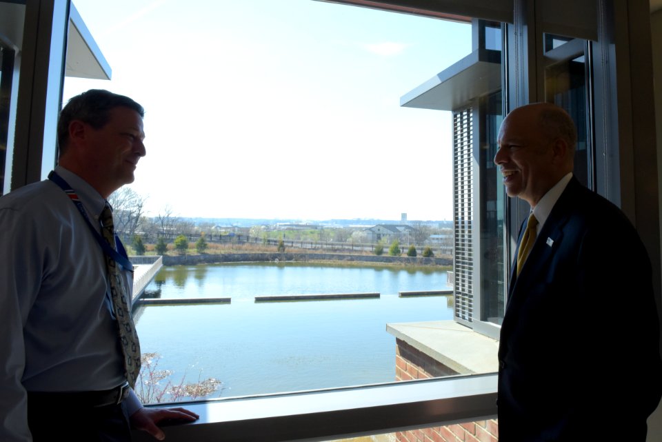 Secretary Johnson meets with USCG Headquarters Employees (25758851670)