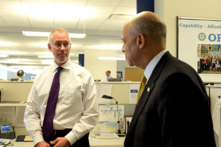 Secretary Johnson meets with USCG Headquarters Employees (25429159893)