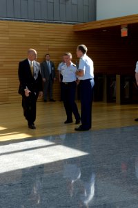Secretary Johnson meets with USCG Headquarters Employees (25965189471)