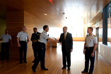 Secretary Johnson meets with USCG Headquarters Employees (25939348222)