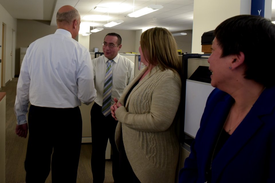 Secretary Johnson meets with USCG Headquarters Employees (25965260661)
