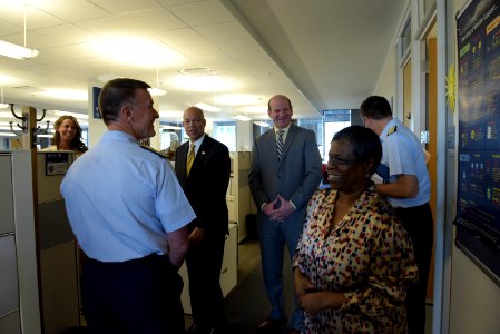 Secretary Johnson meets with USCG Headquarters Employees (26005731106)