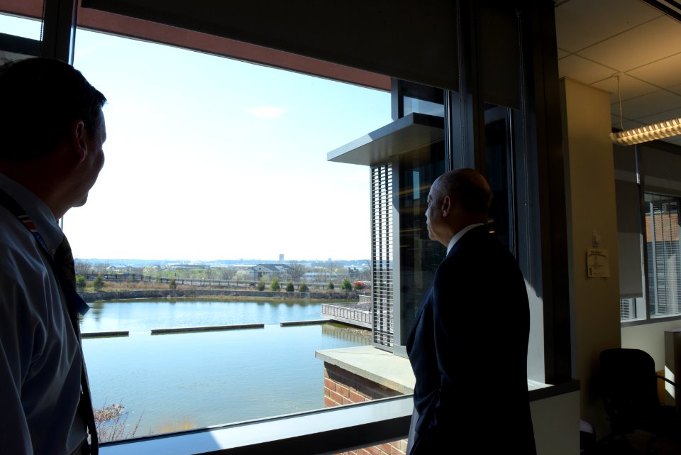 Secretary Johnson meets with USCG Headquarters Employees (26005753226)