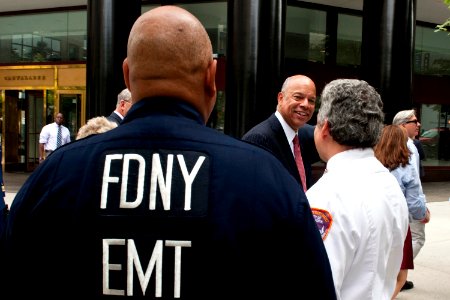 Secretary Johnson Observes 9 11 in New York City (14979433974)