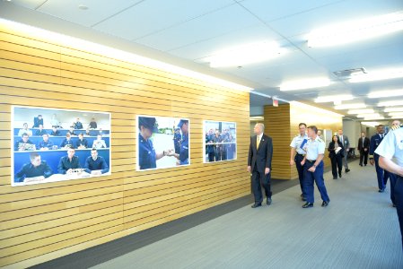 Secretary Johnson meets with USCG Headquarters Employees (26005784936)