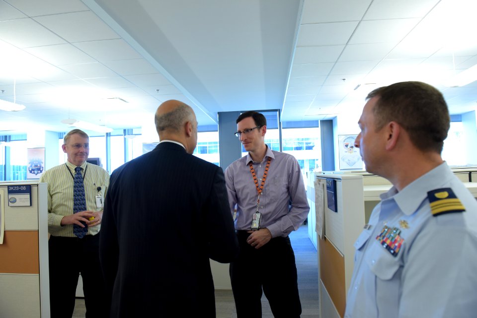 Secretary Johnson meets with USCG Headquarters Employees (26005858576)