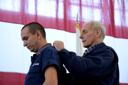 Secretary Kelly Meets with USCG Sector San Diego Personnel (32764166952)