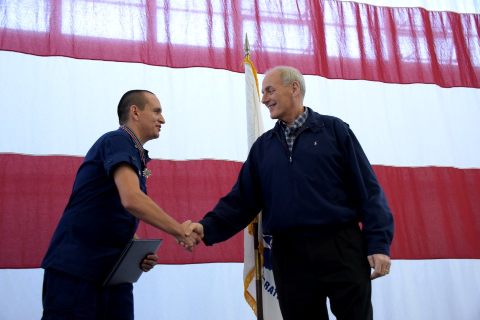 Secretary Kelly Meets with USCG Sector San Diego Personnel (32074881174)