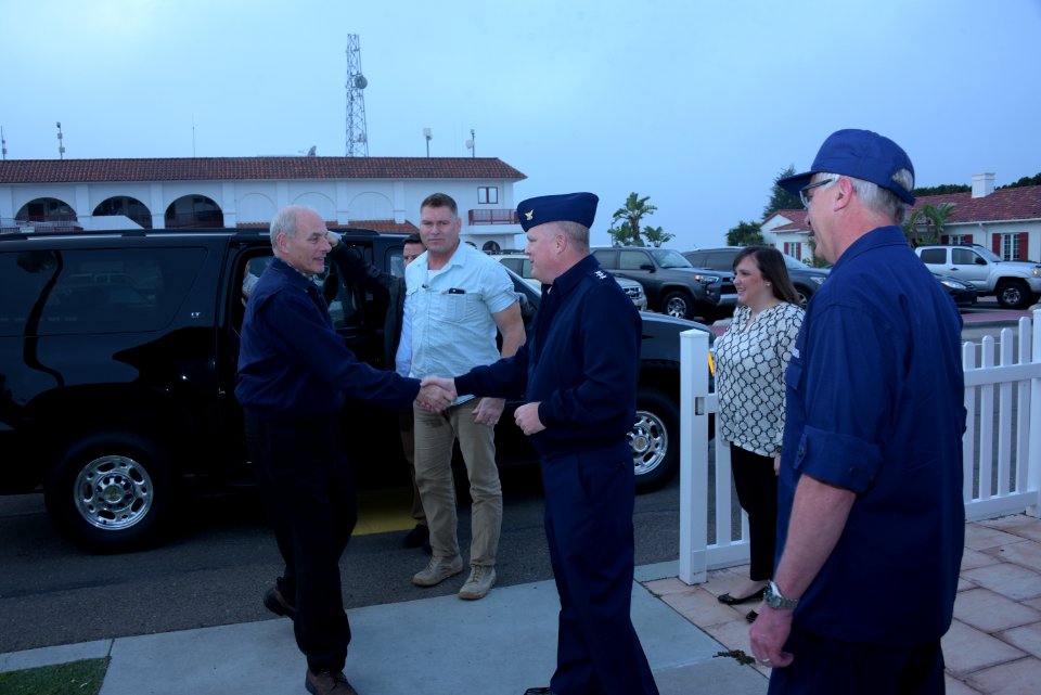 Secretary Kelly Meets with USCG Sector San Diego Personnel (32794108781)
