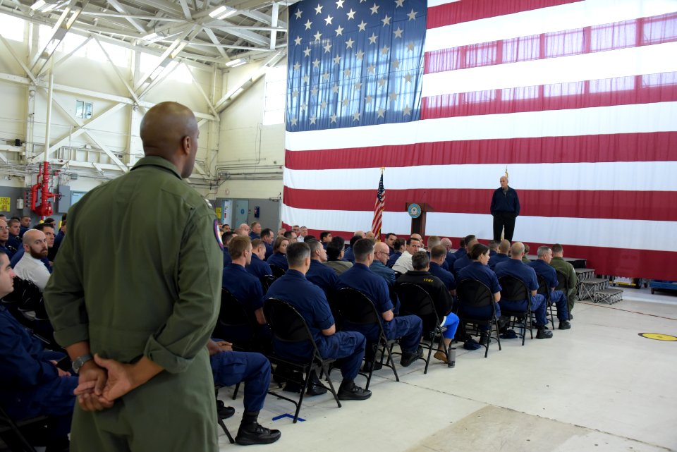 Secretary Kelly Meets with USCG Sector San Diego Personnel (32917644755)