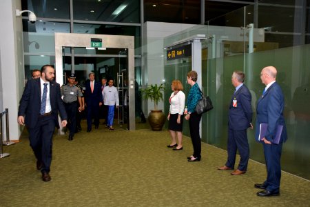 Secretary Kerry Arrives in Rangoon - Flickr - East Asia and Pacific Media Hub photo