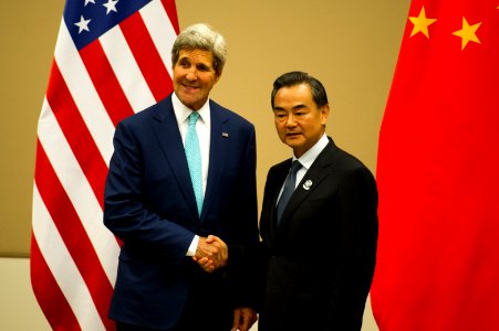 Secretary Kerry Greets Chinese Foreign Minister Wang Yi - Flickr - East Asia and Pacific Media Hub (1)