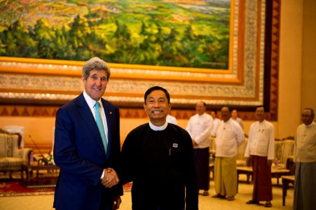 Secretary Kerry Meets Burmese Parliamentary Speaker Shwe Mann - Flickr - East Asia and Pacific Media Hub (2)