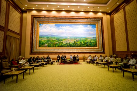 Secretary Kerry Meets Burmese Parliamentary Speaker Shwe Mann - Flickr - East Asia and Pacific Media Hub