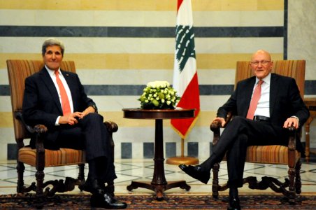 Secretary Kerry Meets With Lebanese Prime Minister Salam in Beirut photo