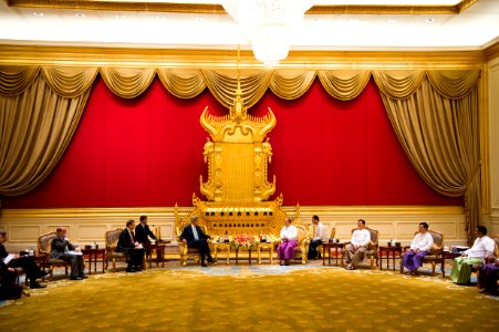 Secretary Kerry Meets Burmese President Thein Sein - Flickr - East Asia and Pacific Media Hub photo
