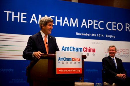 Secretary Kerry Speaks at the American Chamber of Commerce Reception - Flickr - East Asia and Pacific Media Hub (2) photo