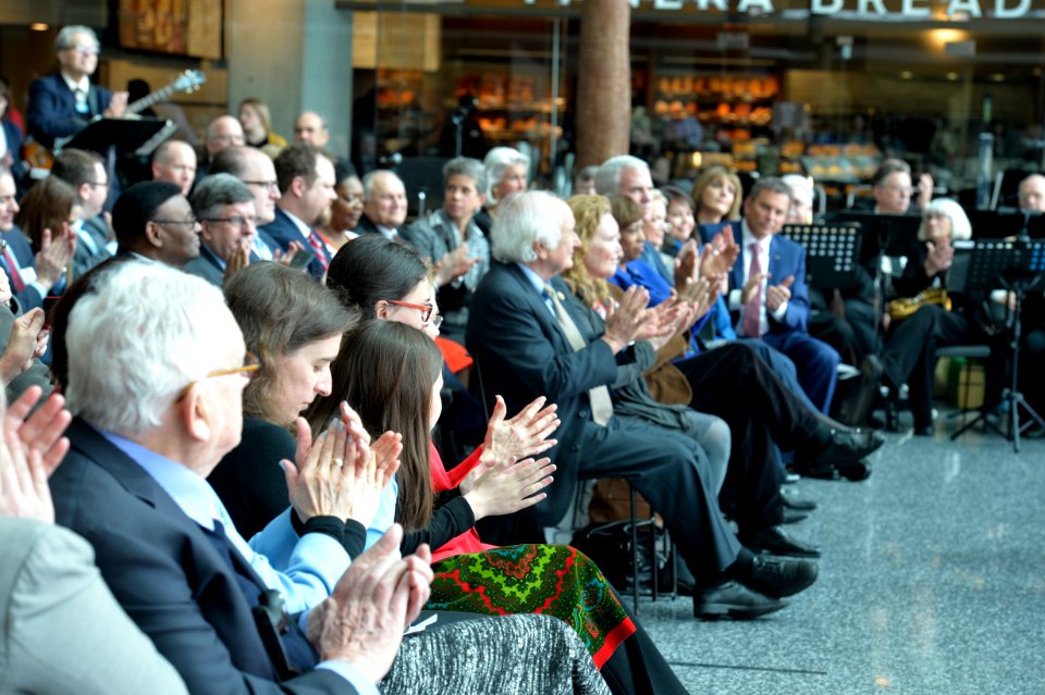 Secretary Mabus Names Next Destroyer Carl M. Levin at Detroit Ceremony 160411-N-SQ656-748