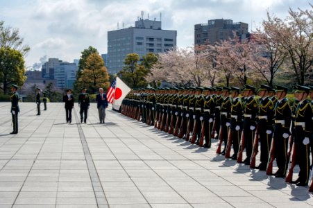 Secretary of Defense Hagel at Honor Cordon in Tokyo - Flickr - East Asia and Pacific Media Hub