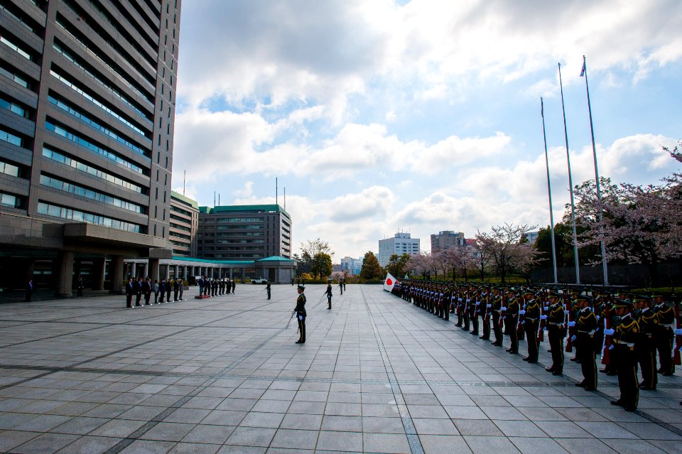 Secretary of Defense Hagel at Honor Cordon in Tokyo - Flickr - East Asia and Pacific Media Hub (1)