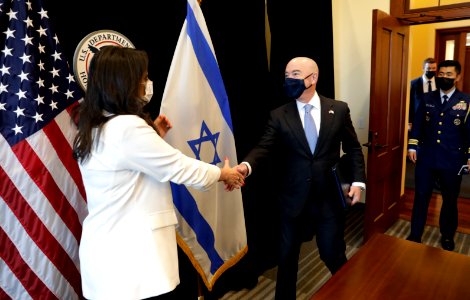 Secretary Mayorkas meets with Israeli Interior Minister Shaked 02 photo