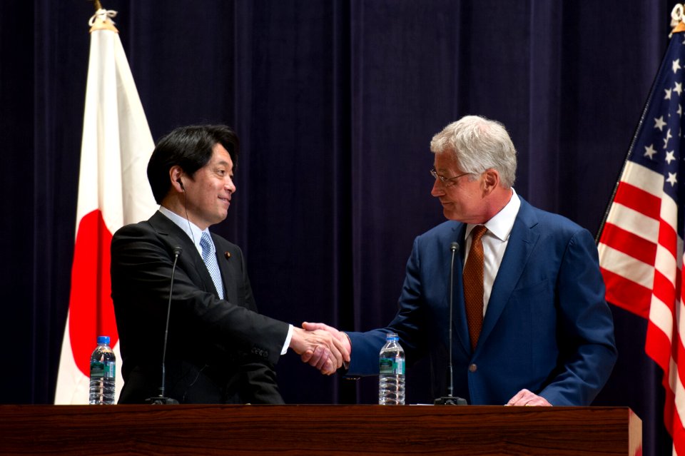 Secretary of Defense Hagel at Joint Press Conference in Tokyo - Flickr - East Asia and Pacific Media Hub (1)