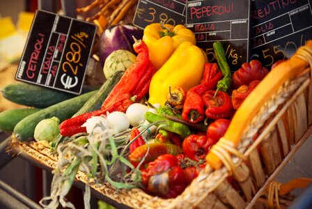 Vegetables fruit italy