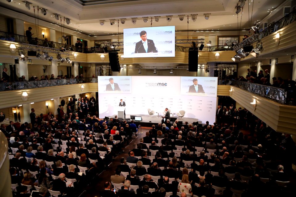 Secretary of Defense Mark Esper speaks at the MSC 2020 (49557187191)