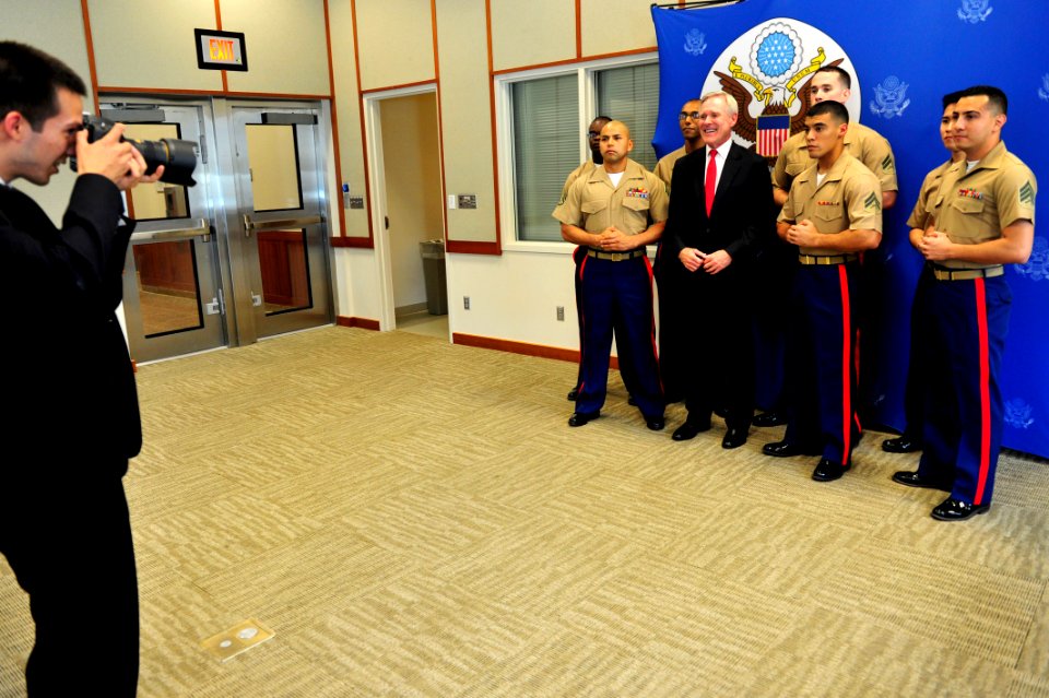 Secretary of the Navy (SECNAV) visits Djibouti 140731-N-RY232-234