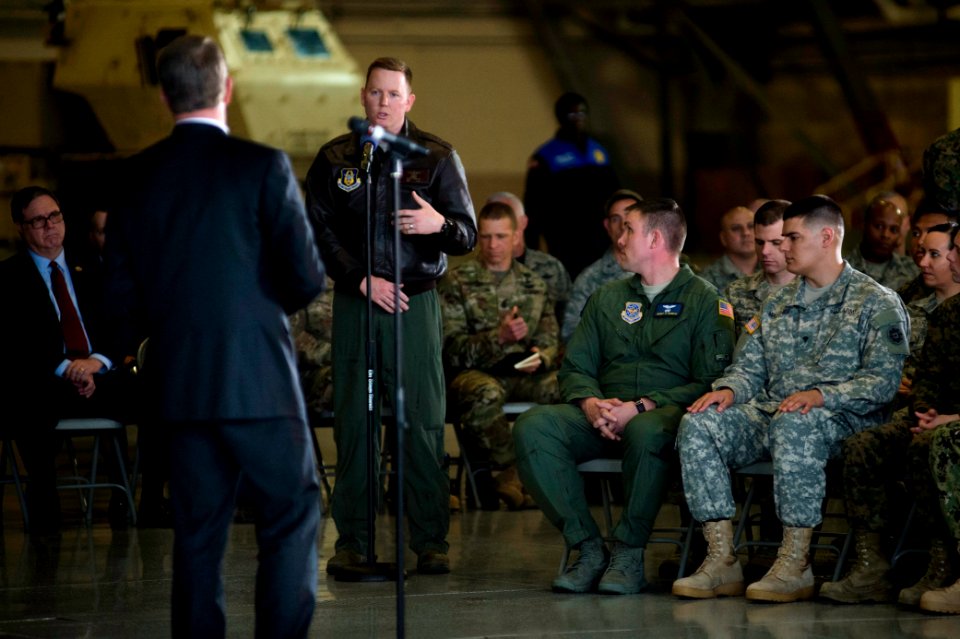 Secretary of defense visits JBLM 160304-N-JY507-053